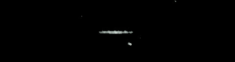 Processed fireball image
