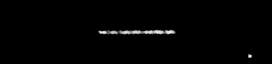 Processed fireball image