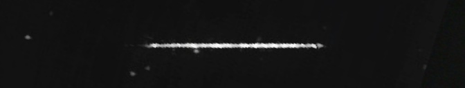 Unprocessed fireball image