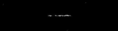 Processed fireball image