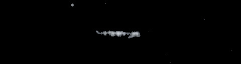 Processed fireball image