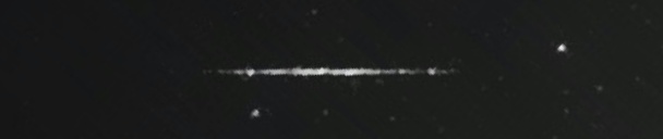 Unprocessed fireball image