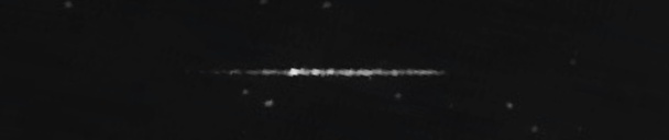 Unprocessed fireball image