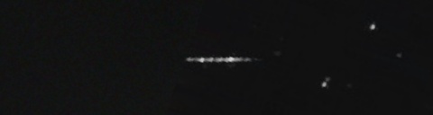 Unprocessed fireball image