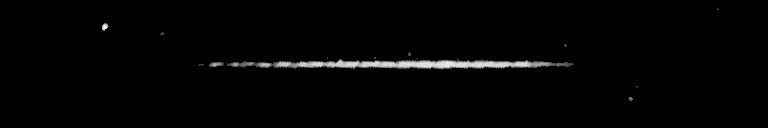 Processed fireball image