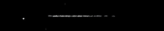 Processed fireball image