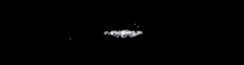 Processed fireball image