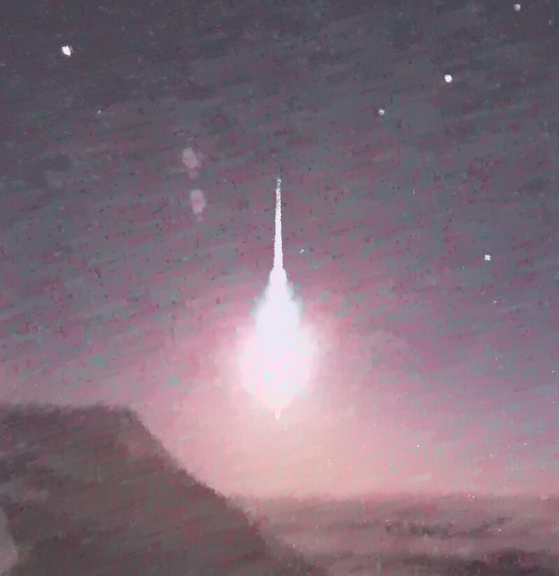 Meteor over Stryn 5. mars