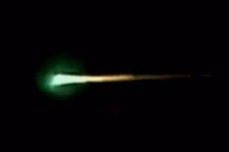 Stor meteor fotografert i Argentina