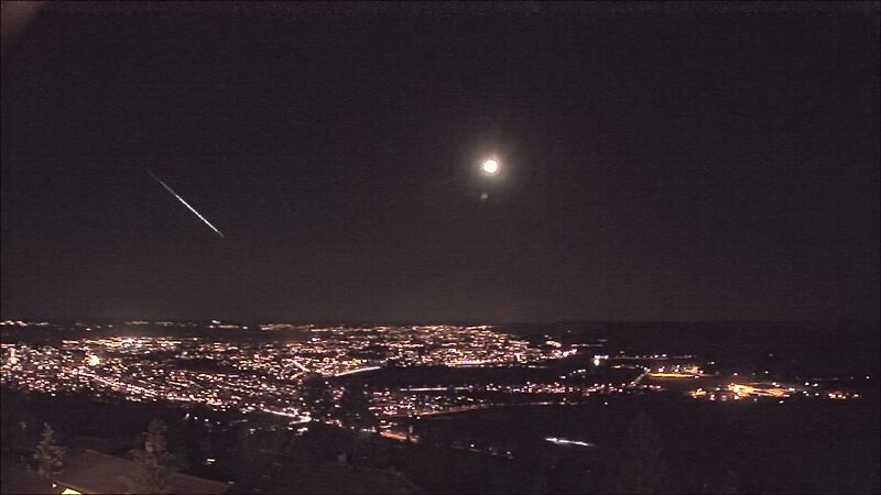 Ny meteor i sør