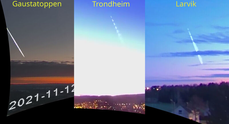 Ny kraftig meteor i dag tidlig