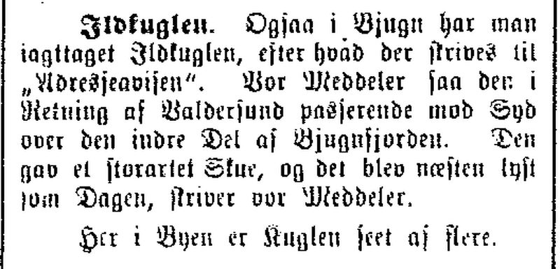 Et par gamle observasjoner